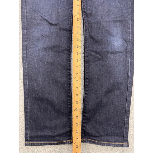 American Eagle Extreme Flex Jeans Men 34x32 Blue Slim Straight Distress Denim - Picture 6 of 10